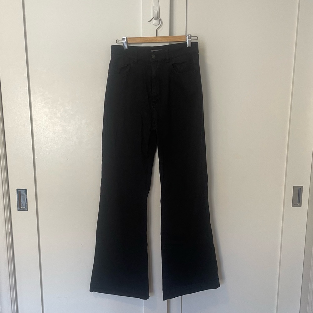 Hepburn high waist wide leg jeans